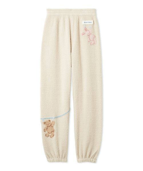 JUNIOR】ウォッシングアニマルジャガードロングパンツ（ルームウェア