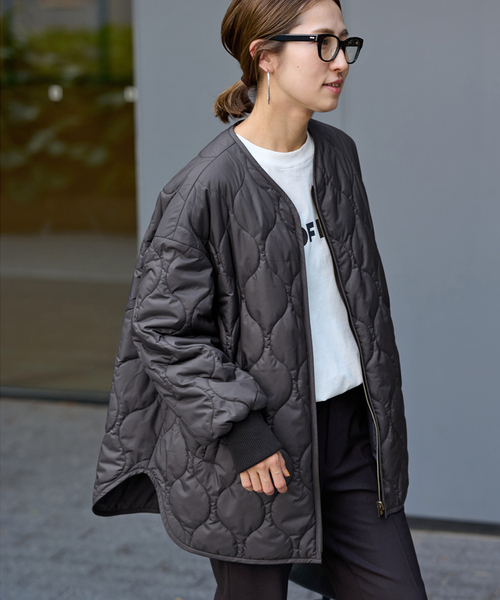 FRAMeWORK（フレームワーク）の「キルティング2WAYテントブルゾン