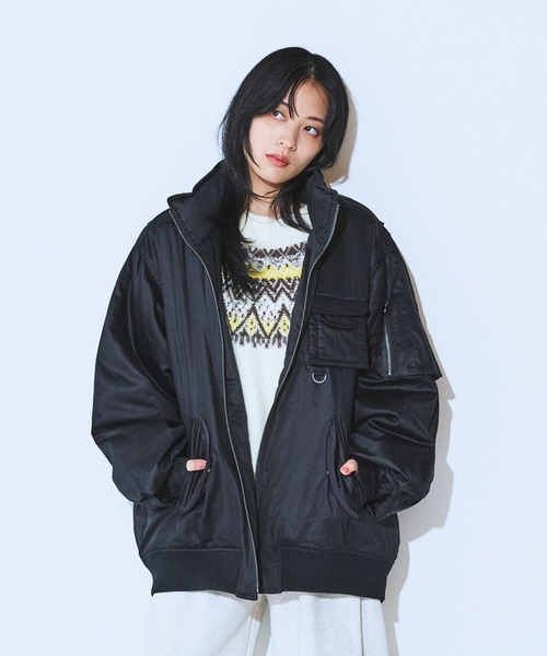 セール】【細部にまでこだわった万能アイテム】Army BIGブルゾン