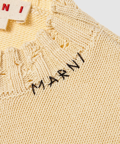 MARNI（マルニ）の「UNFINISHED KNIT / コットンクロップドニット