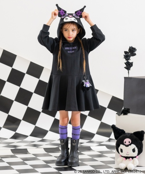 セール】【KUROMI】ファーチャームつきワンピース（ワンピース）｜ANNA