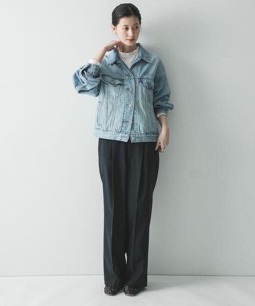 フリルデザインシアーカットソー（Tシャツ/カットソー）｜URBAN