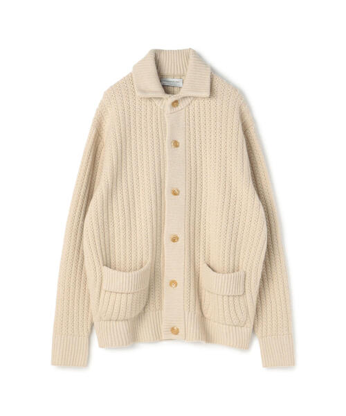 セール】カシミヤ 襟付きカーディガン（カーディガン/ボレロ