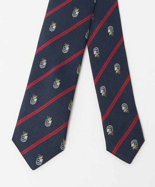 ネクタイ チーフ セット（クレスト） / キッズ 手洗い可能（ネクタイ