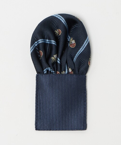 ネクタイ チーフ セット（クレスト） / キッズ 手洗い可能（ネクタイ