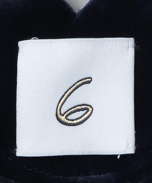 6（ロク）の「＜6(ROKU)＞ベロア Vネック オールインワン（つなぎ