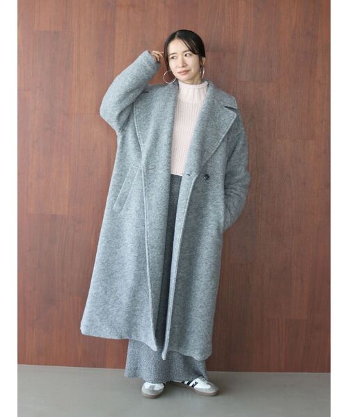 セール】スライバーチェスターロングコート（チェスターコート