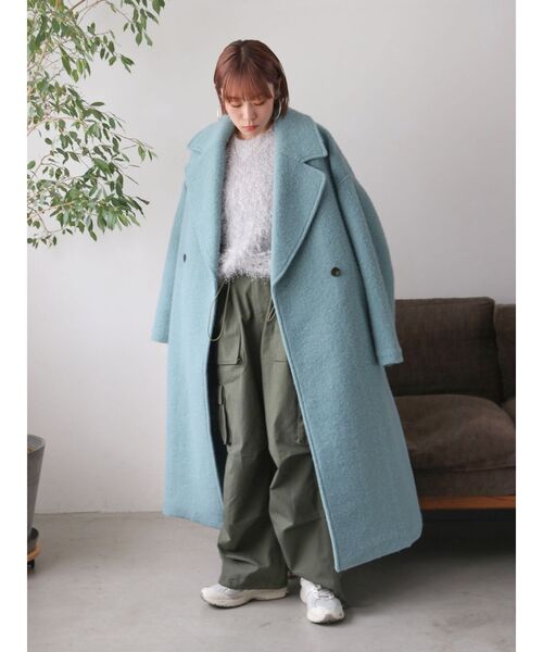 セール】スライバーチェスターロングコート（チェスターコート