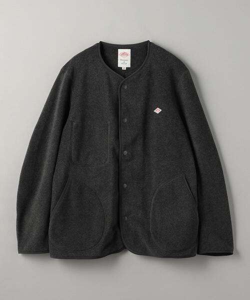 DANTON（ダントン）の「＜DANTON＞ ノーカラー フリースジャケット