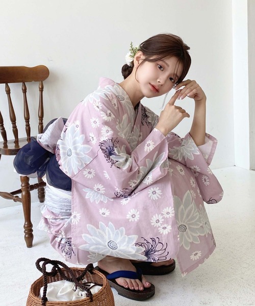 セール】浴衣3点セット（ゆかた・帯2本）、その他3のみ2点セット（浴衣