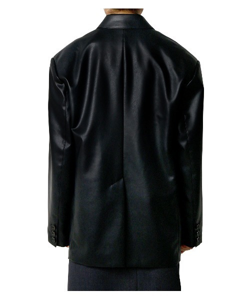 LE CIEL BLEU（ルシェルブルー）の「Faux Leather Oversized Jacket