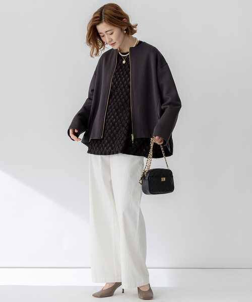 セール】【洗える】コットンエアー ギャザー ライトアウター（その他