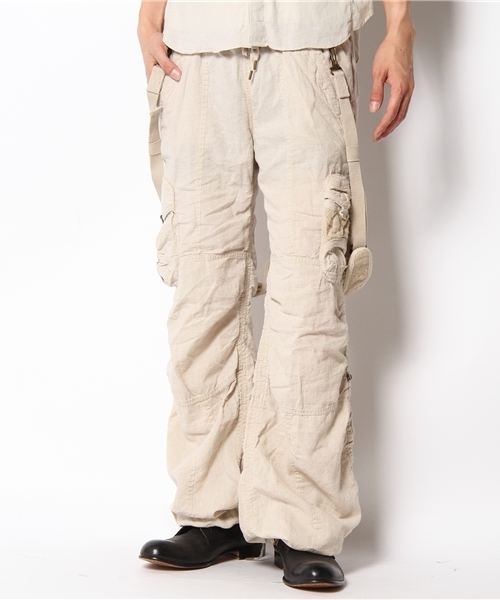 goa（ゴア）の「綿麻ｻｽﾍﾟﾝﾀﾞｰｶｰｺﾞPT（カーゴパンツ）」 - WEAR