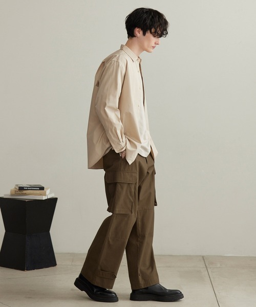 M-47セミワイドストレートミリタリーカーゴパンツ MONO-MART│MONO