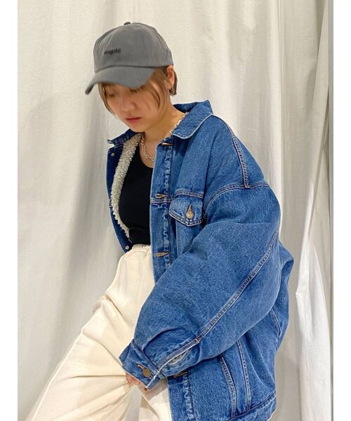 Ungrid（アングリッド）の「ボアビッグGジャン（デニムジャケット