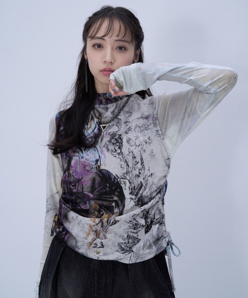 2Pセットカットソー by MAO KAWASAKI(HARE)（Tシャツ/カットソー