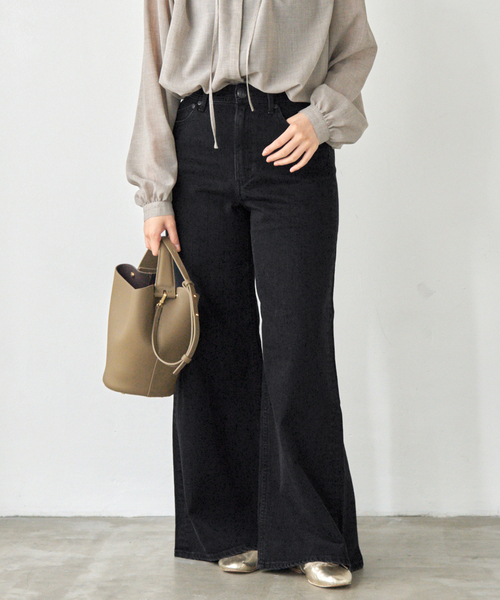 セール】YANUK/ヤヌーク 別注 Wide Flare ワイドフレアデニム（デニム