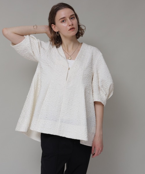 CADUNE（カデュネ）の「ジャガードブラウス（シャツ/ブラウス）」 - WEAR