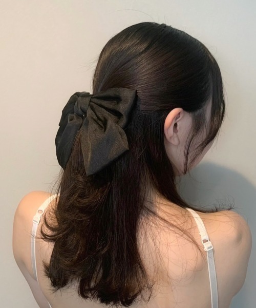 セール】カラフルリボン ヘアアクセ/バレッタ（バレッタ/ヘアクリップ