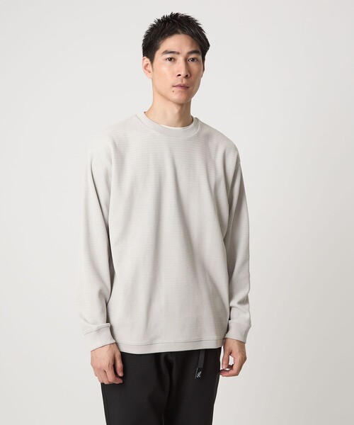 セール】ウェーブ サーマル クルーネック Tシャツ（Tシャツ/カットソー