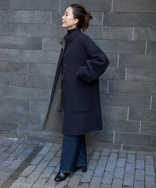 B.C STOCK（ベーセーストック）の「S120ブレンドリバーシブルミドル丈