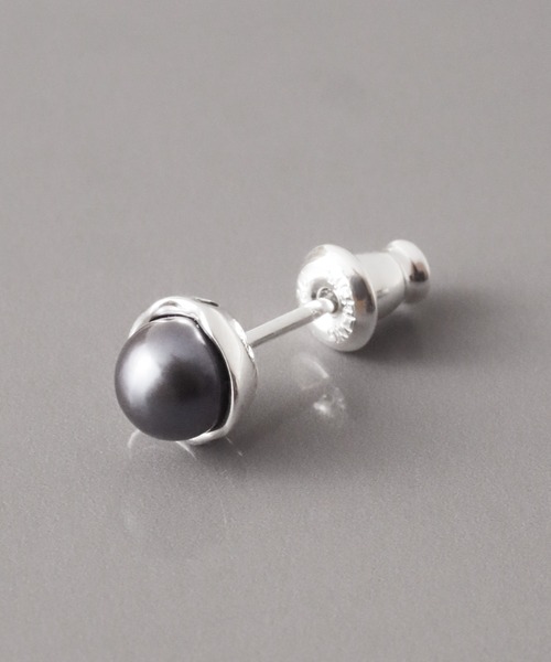 ブラックパールピアス（ピアス（片耳用））｜e.m.（イーエム）の