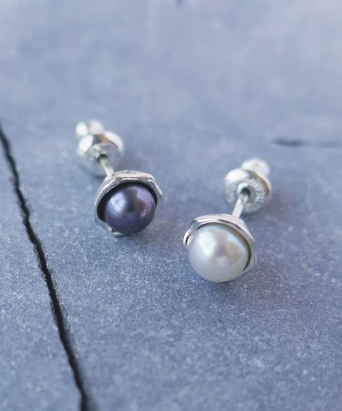 ブラックパールピアス（ピアス（片耳用））｜e.m.（イーエム）の
