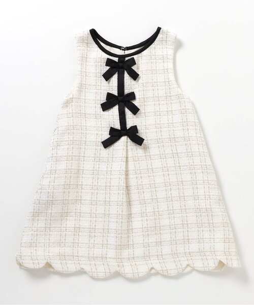 セール】ツイードリボンジャンスカ＿アプレレクールマシェリ_ジュニア