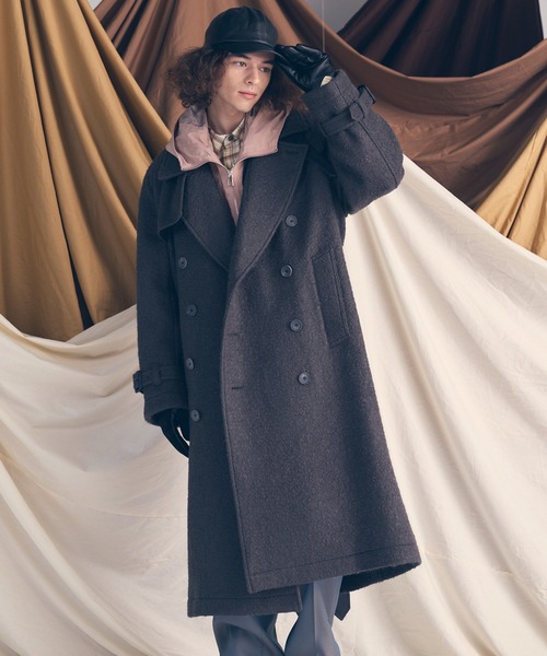 UNISEX》【LIMITED EDITION】Double-breasted Prime-Over Trench Coat