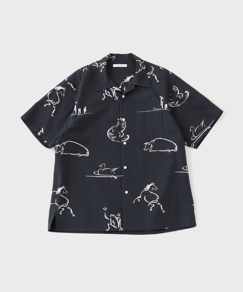 OLDJOE(オールドジョー)ORIGINAL PRINTED OPEN COLLAR シャツ（シャツ