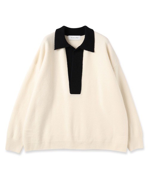 CULLNI（クルニ）の「23-AW-041 Wool Cashmere Skipper Knit（ニット