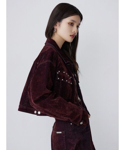 セール】【セットアップ対応】フロッキーデニムジャケット（デニム