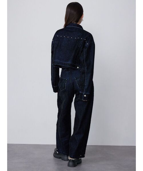 セール】【セットアップ対応】フロッキーデニムジャケット（デニム