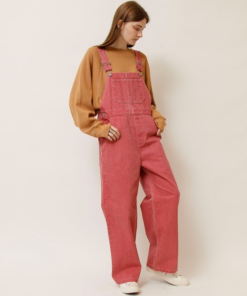 カラーデニムオーバーオール | ジョンブル公式通販/JOHNBULL ONLINE STORE