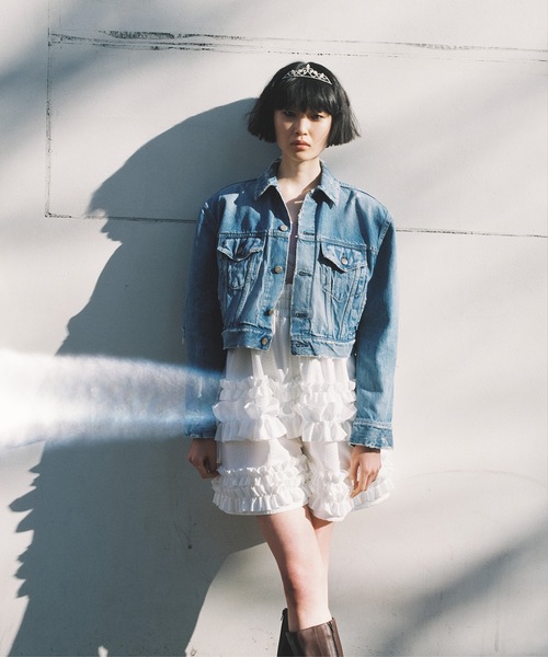 HOLIDAY（ホリデイ）の「DAMAGE DENIM SHOULDER JACKET ダメージデニム