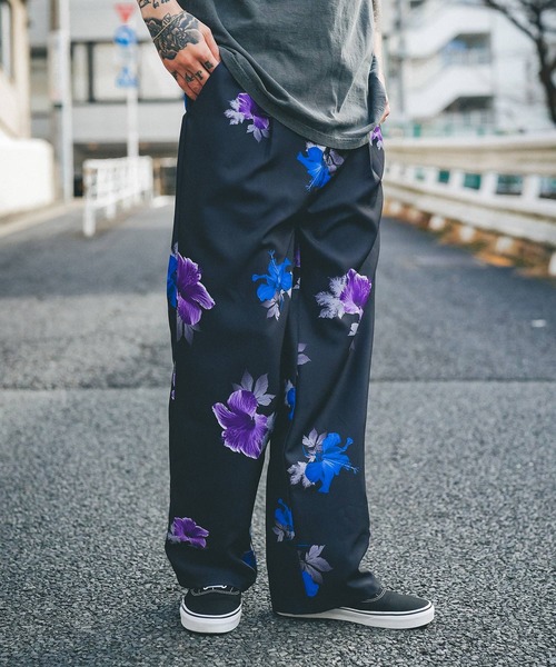 Subciety（サブサエティ）の「FLOWER PATTERN SLACKS（スラックス