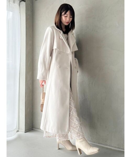 dazzlin（ダズリン）の「2WAYカラーレディコート【スタンドカラー可