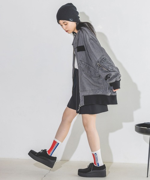 JEANASIS（ジーナシス）の「リバーシブルフライトジャケット/992144