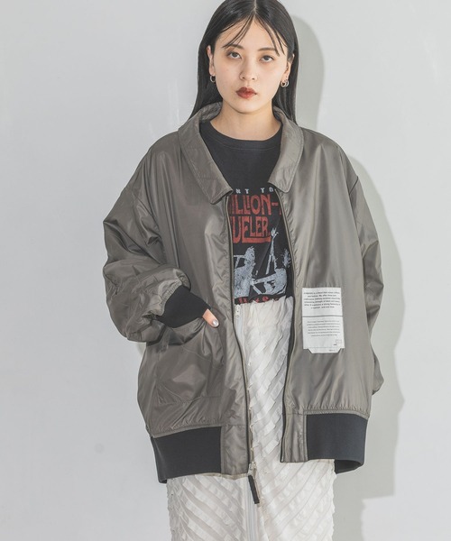 リバーシブルフライトジャケット/992144（ブルゾン）｜JEANASIS