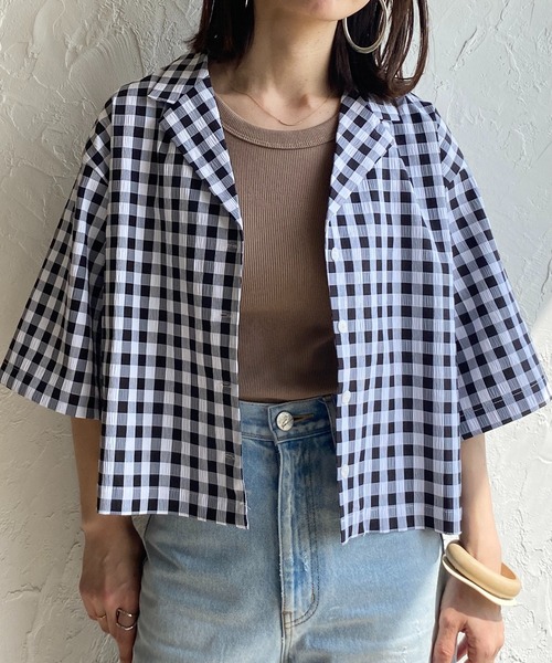 She's Closet（シーズクローゼット）の「ギンガムチェック柄ショート丈
