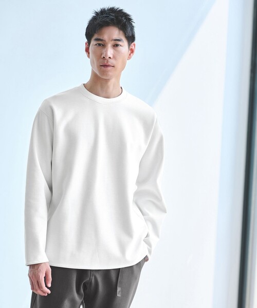 セール】ダブルフェイス クルーネック カットソー（Tシャツ/カットソー