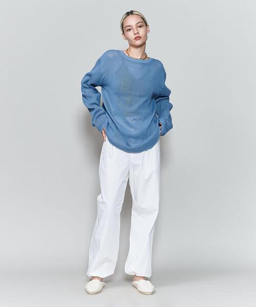 6（ロク）の「＜6(ROKU)＞COTTON NYLON CAMISOLE/キャミソール