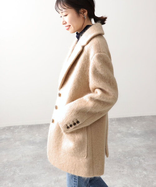 SLOBE IENA（スローブイエナ）の「シャギージャケットコート（その他