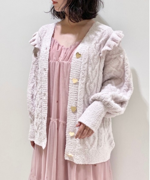 gelato pique（ジェラートピケ）の「【sweet】ハートアランフリル