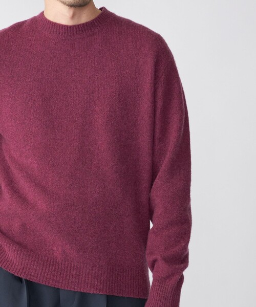 SHIPS（シップス）の「SHIPS: ヤク ウール 5ゲージ クルーネック