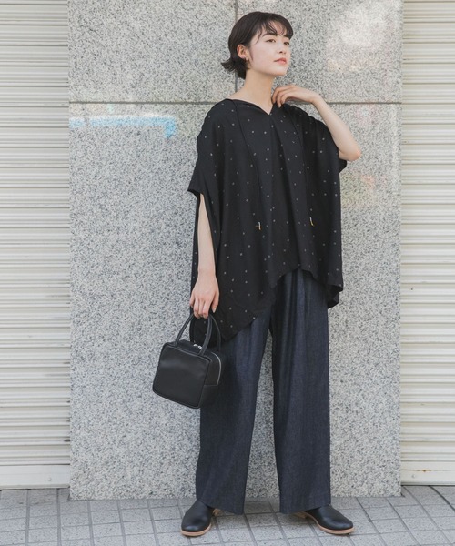 かぐれ（カグレ）の「綿麻デニムイージーパンツ（デニムパンツ）」 - WEAR