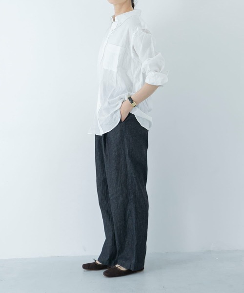かぐれ（カグレ）の「綿麻デニムイージーパンツ（デニムパンツ）」 - WEAR