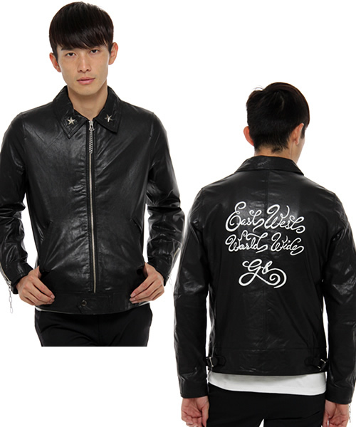 GB SKINS（ジービースキンズ）の「シングルレザーライダース