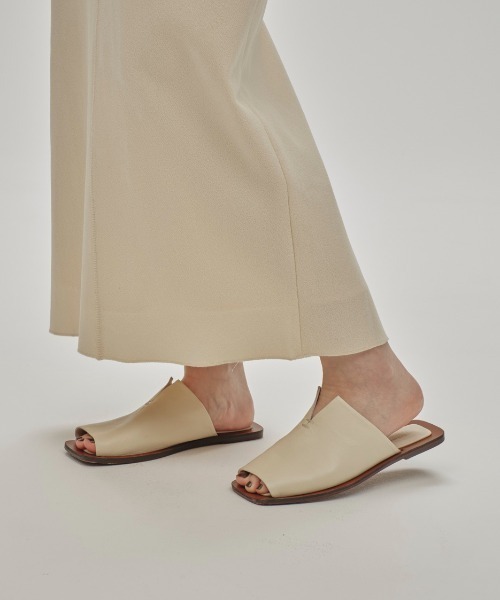 セール】Leather Slit Sandals（サンダル）｜TODAYFUL（トゥデイフル