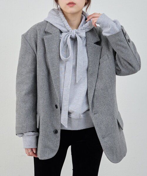 セール】ウールBIGテーラードジャコット（その他アウター）｜SHENERY